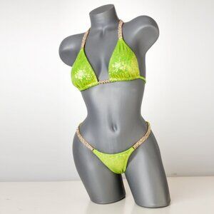 Lime and Gold Practice Suit